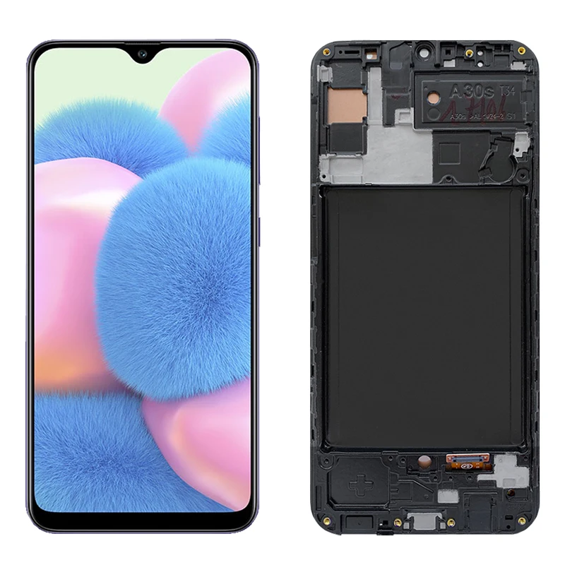 Pantalla LCD Amoled A307 Original, montaje de digitalizador con pantalla t&aacute;ctil para Samsung Galaxy A30S 2019, A307F, A307FN-3