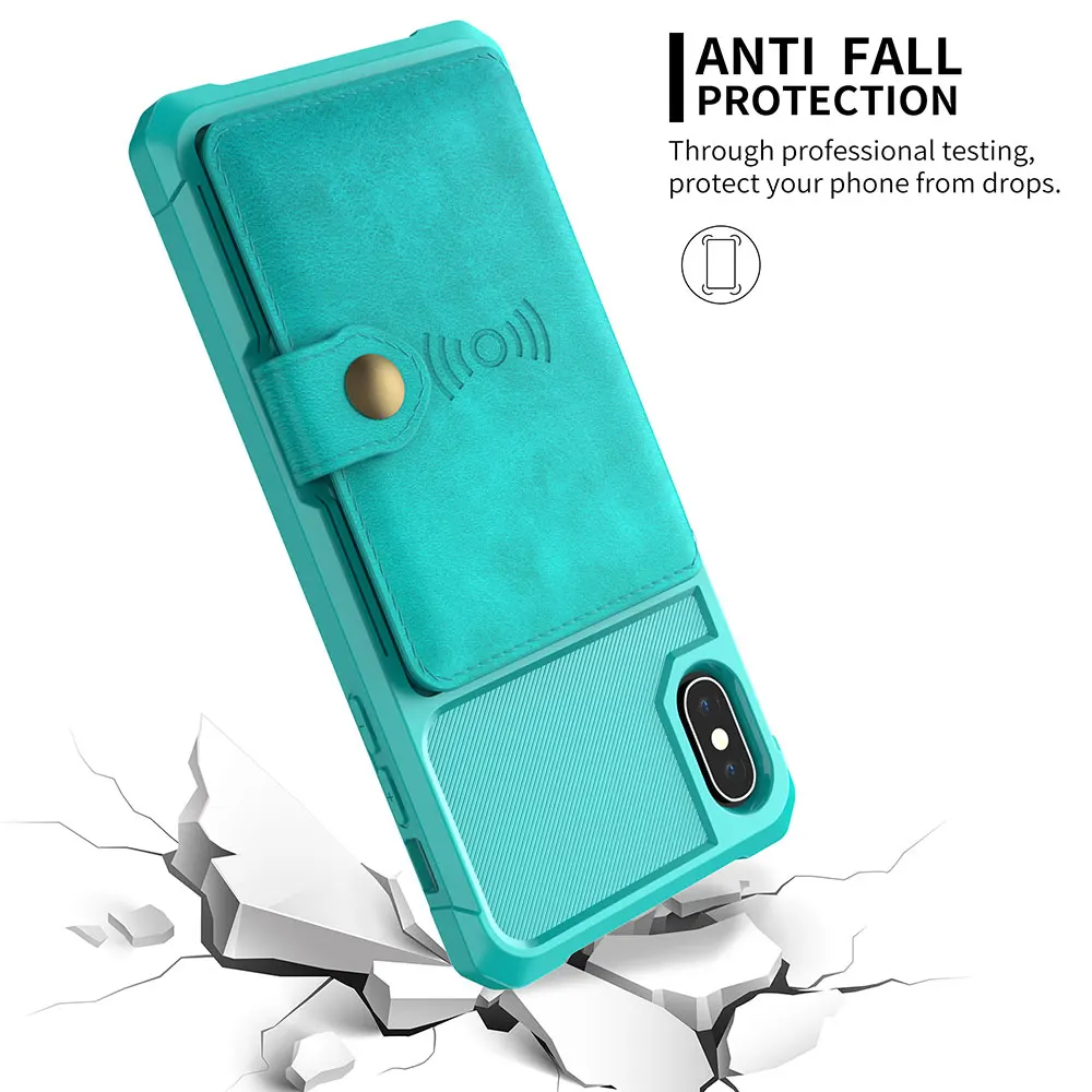 Чехол kisscase для iPhone 11 Pro Max чехол с кожаной пряжкой Магнитный Флип Слот карт кошелек