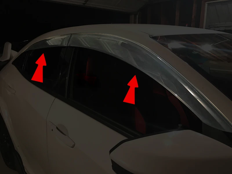 Трафарет для бровей для Honda FK8 CIVIC TYPE R OEM из углеродного волокна, дверной оконный козырек, комплект для настройки, отделка для Civic FK8 Racing