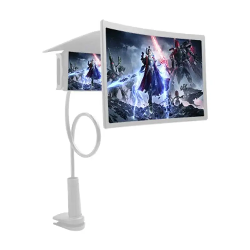 

12'' Mobile Phone Screen Magnifier HD Projection Video Amplifier Stand Holder Phone HD Projection Bracket Screen Magnifier