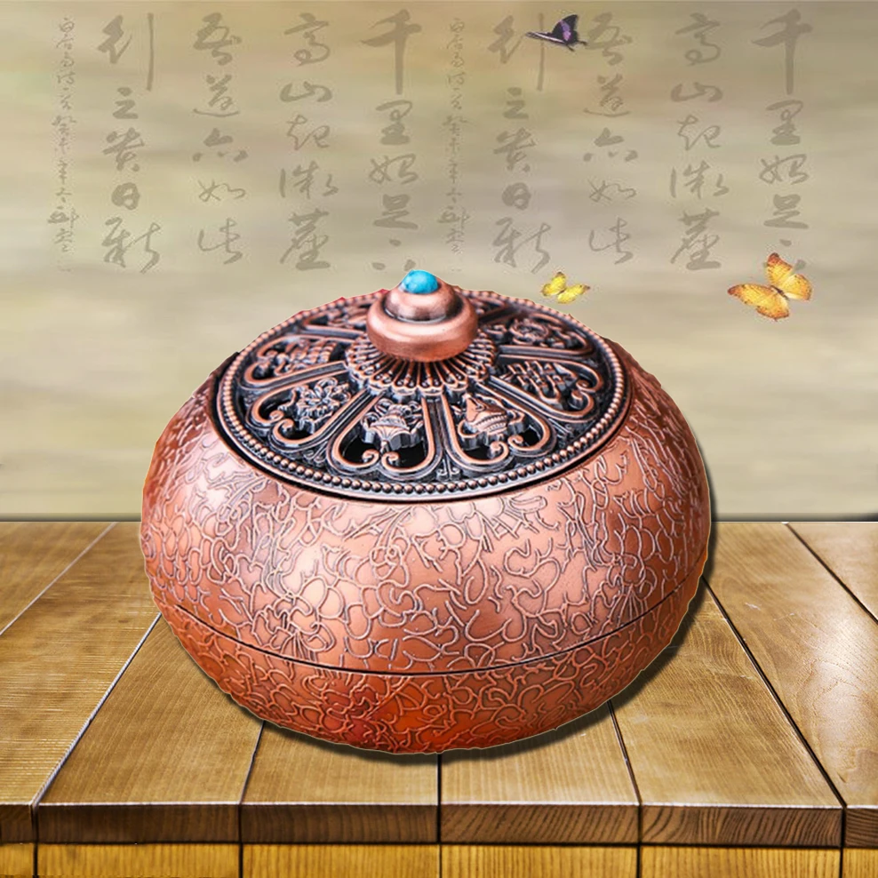 

Сплав Мини катушки Ладан горелку под старину сандалового дерева Ладан горелка домашняя ароматерапия плита в подарочной упаковке для дома У...