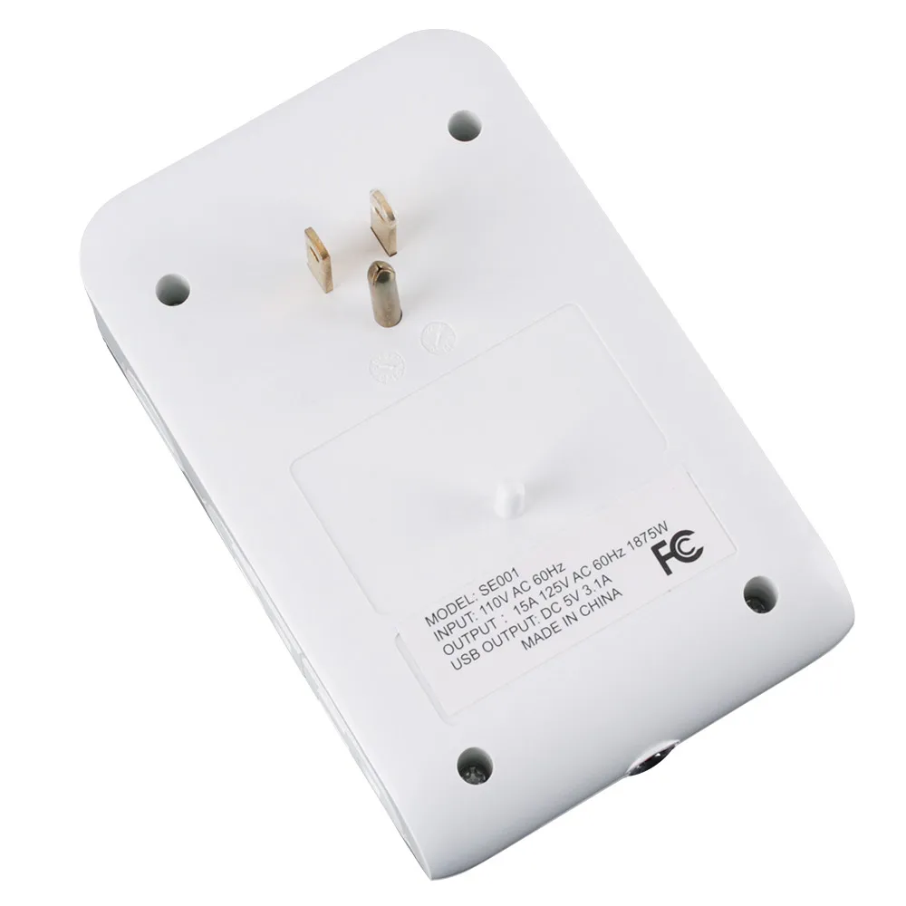 Умный светильник Сенсор светодиодный Ночной с двумя USB портами Порты и разъёмы 4