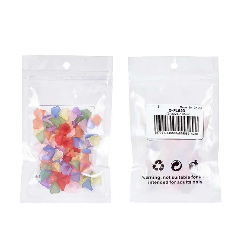 Матовые акриловые бусины для изготовления ювелирных изделий сделай сам