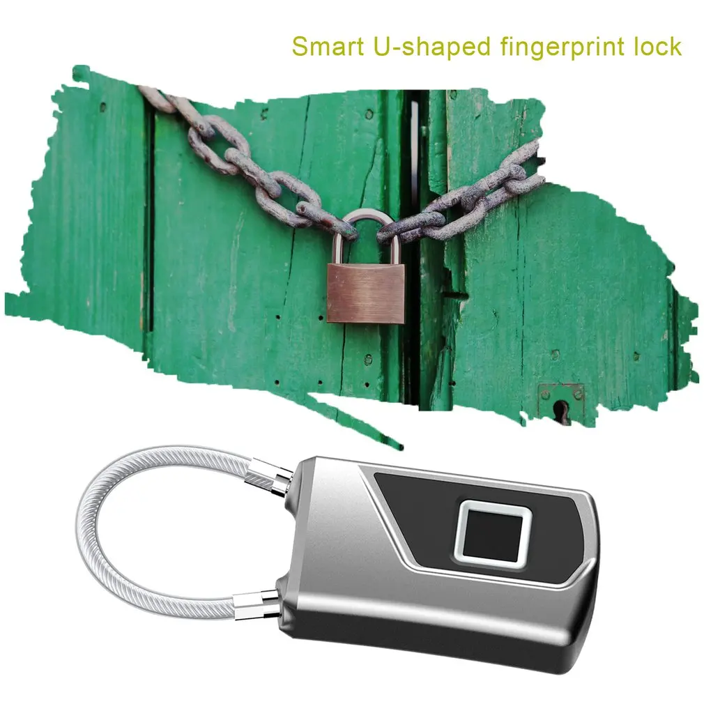 L1 Smart Keyless Fingerprint Lock Ip65 Anti-Theft Door Suitcase Padlock Security Luggage | Безопасность и защита
