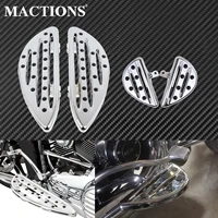 motorcycle chrome driver floorboard passenger footboards footpegs pedal set for harley touring electra glide softail dyna flstf