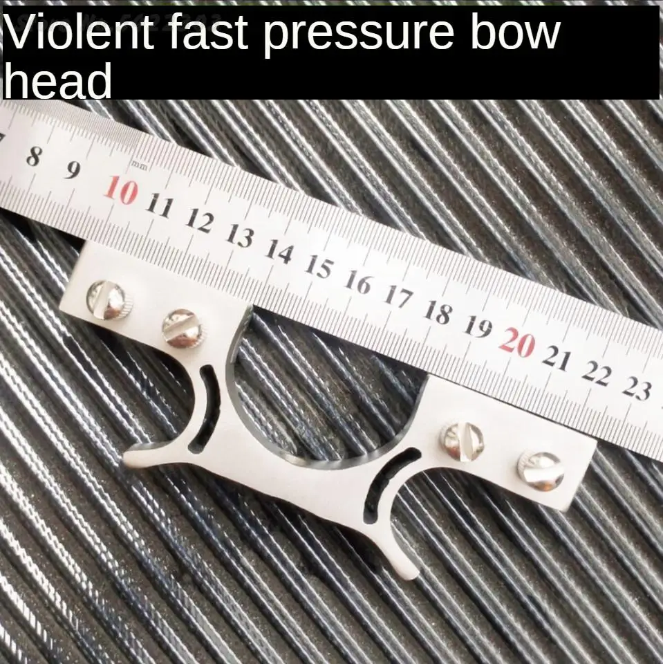 

20mm/30mm/40mm Stainless Steel Support Head High Power Shooting Adult Hunting Shrinking Slingshot Shooting Accessoriess