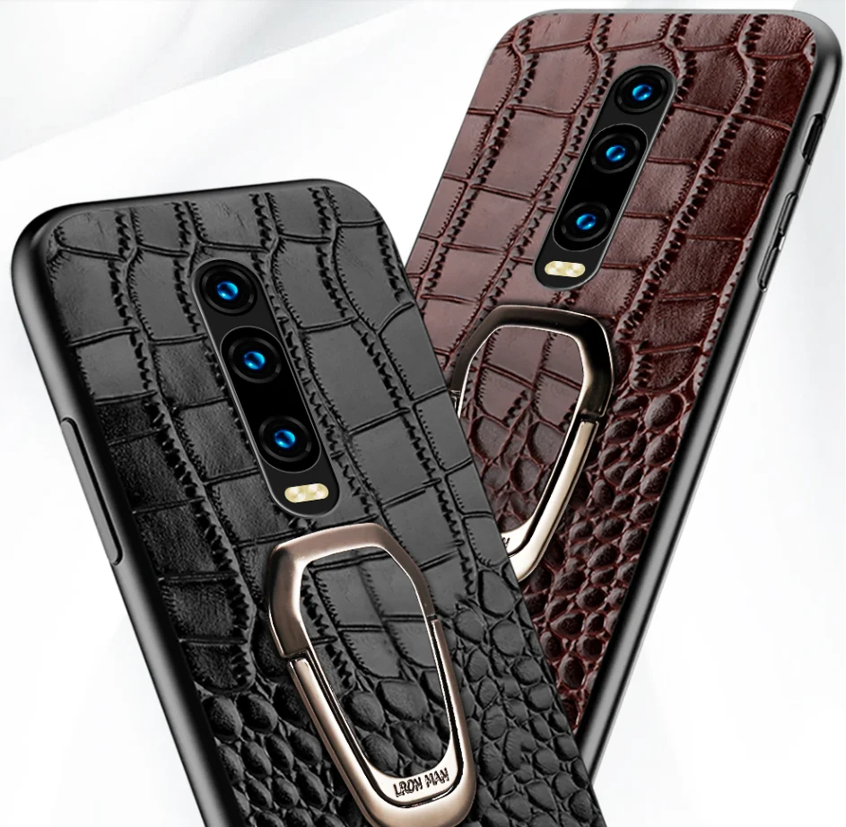 Новинка чехол для телефона из натуральной кожи с крокодиловым кронштейном и