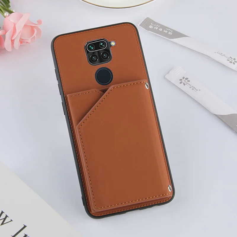 Чехол для телефона Xiaomi Redmi Note 9T 9 Pro 9A 9C 9S Poco X3 NFC M3 откидной из искусственной кожи