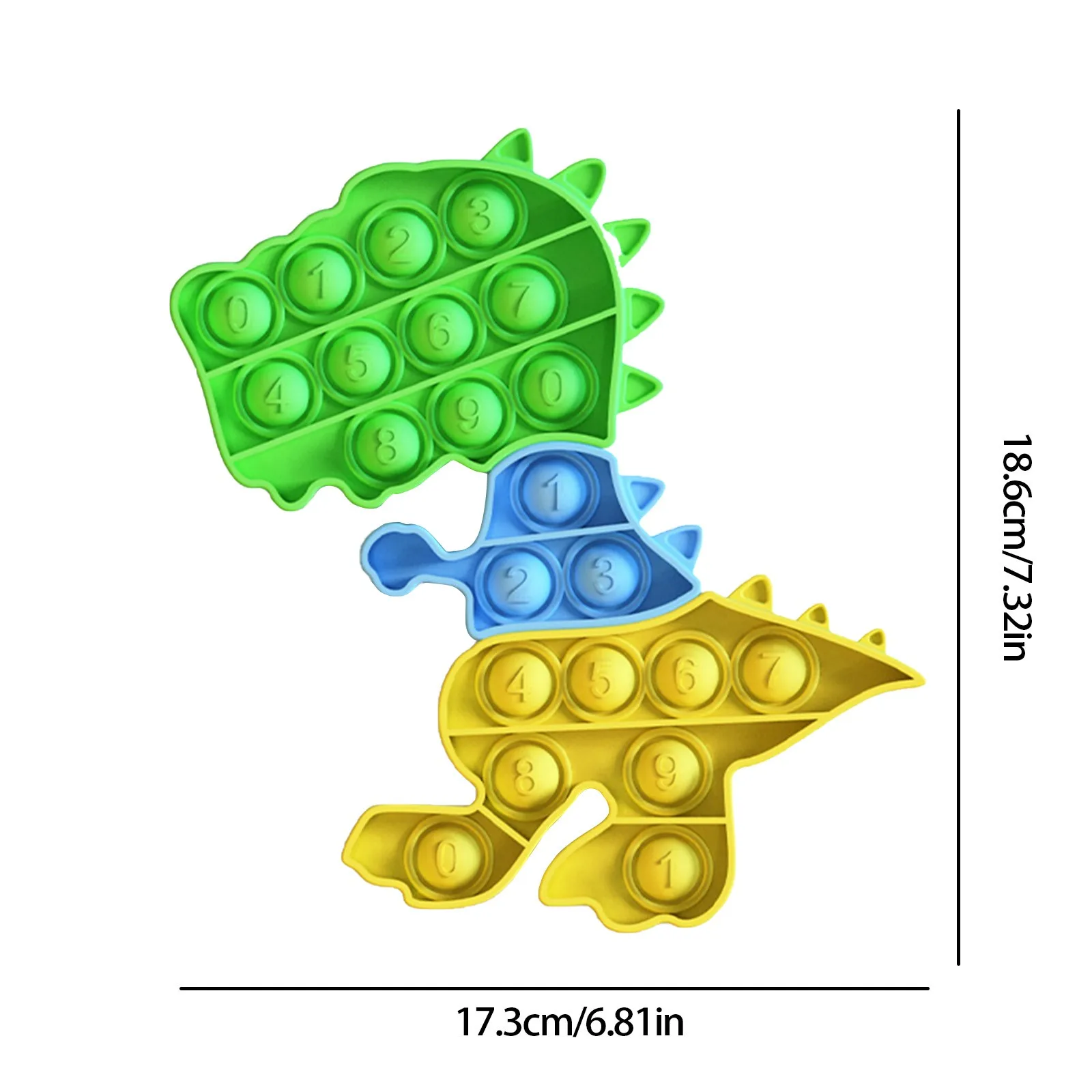 

New 2021 High Quality Safety Silicone Sensory Decompression Desktop Puzzle Decompression Toy Squeeze Toys Accessories For Kids