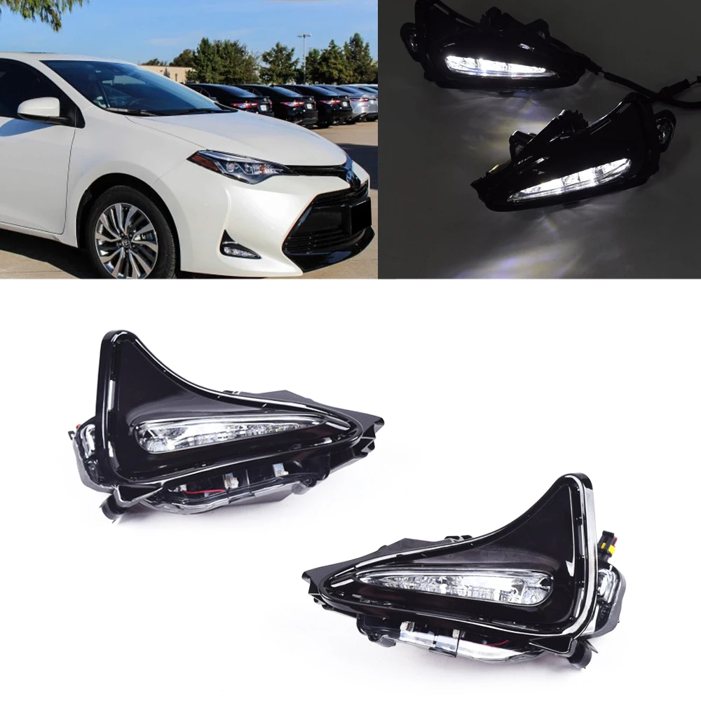 Высокая мощность белый 6000K светодиодный дневные ходовые огни обновленный