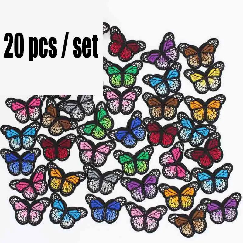 20PCS DIY Аксессуары 20 шт Любовь красное и розовое сердце Железо на патч наклейки для одежды шитье на вышитые 2,6*2,4 см - Цвет: 20PCS
