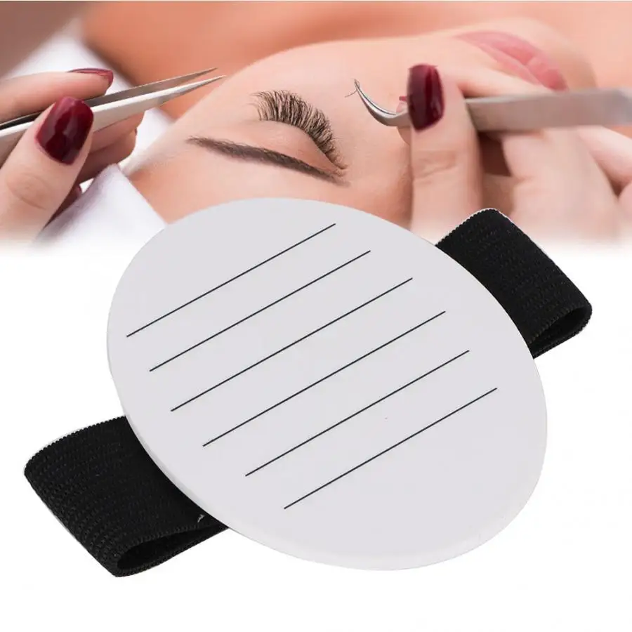 Профессиональная акриловая ручная ложная пластина для ресниц поддон