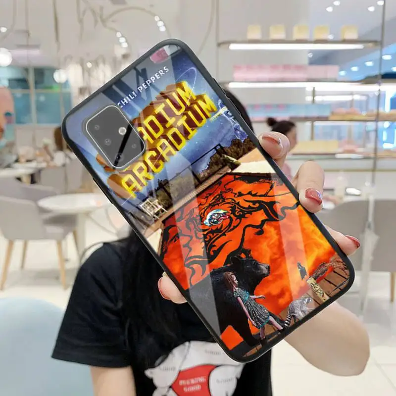 

Red Hot RHCP Chili Band Phone Case For Samsung S6 7 Edge Plus 8 9 10 Plus Note8 9 10pro 10E S20 Plus Ultra A32 Tempered Glass
