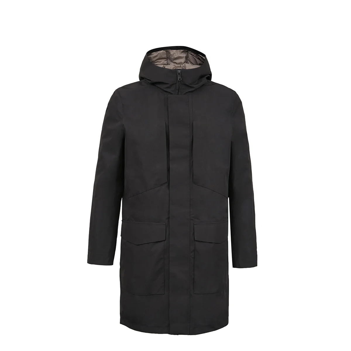 SELECTED Зимний водонепроницаемый Тренч из двух частей на утином пуху | 419412595 Мужская