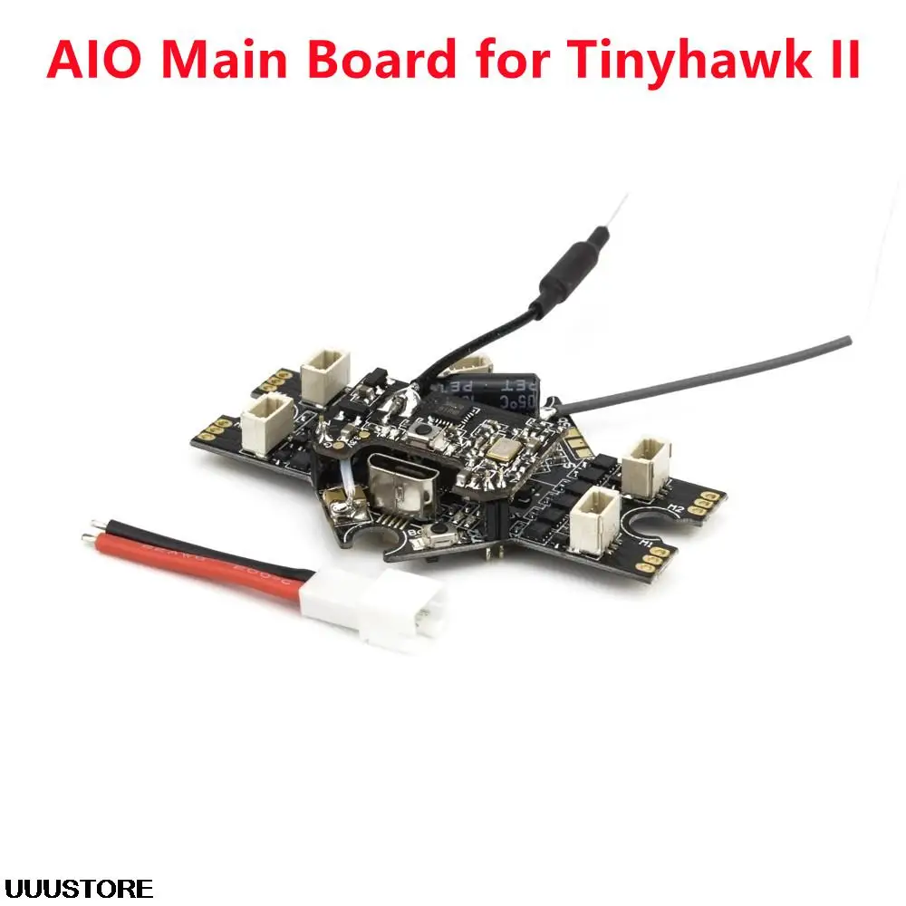 Скидка EMAX Tinyhawk III / Tinyhawk II / Freestyle 75 мм 1-2S Whoop запасные части AIO F4 Контроллер полета 5A BlHeli_S ESC 25/100/200 мВт VTX