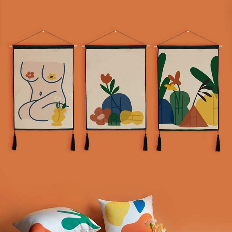 Цветной подвесной гобелен ткань ватт-час контейнер чехол для спальни отеля