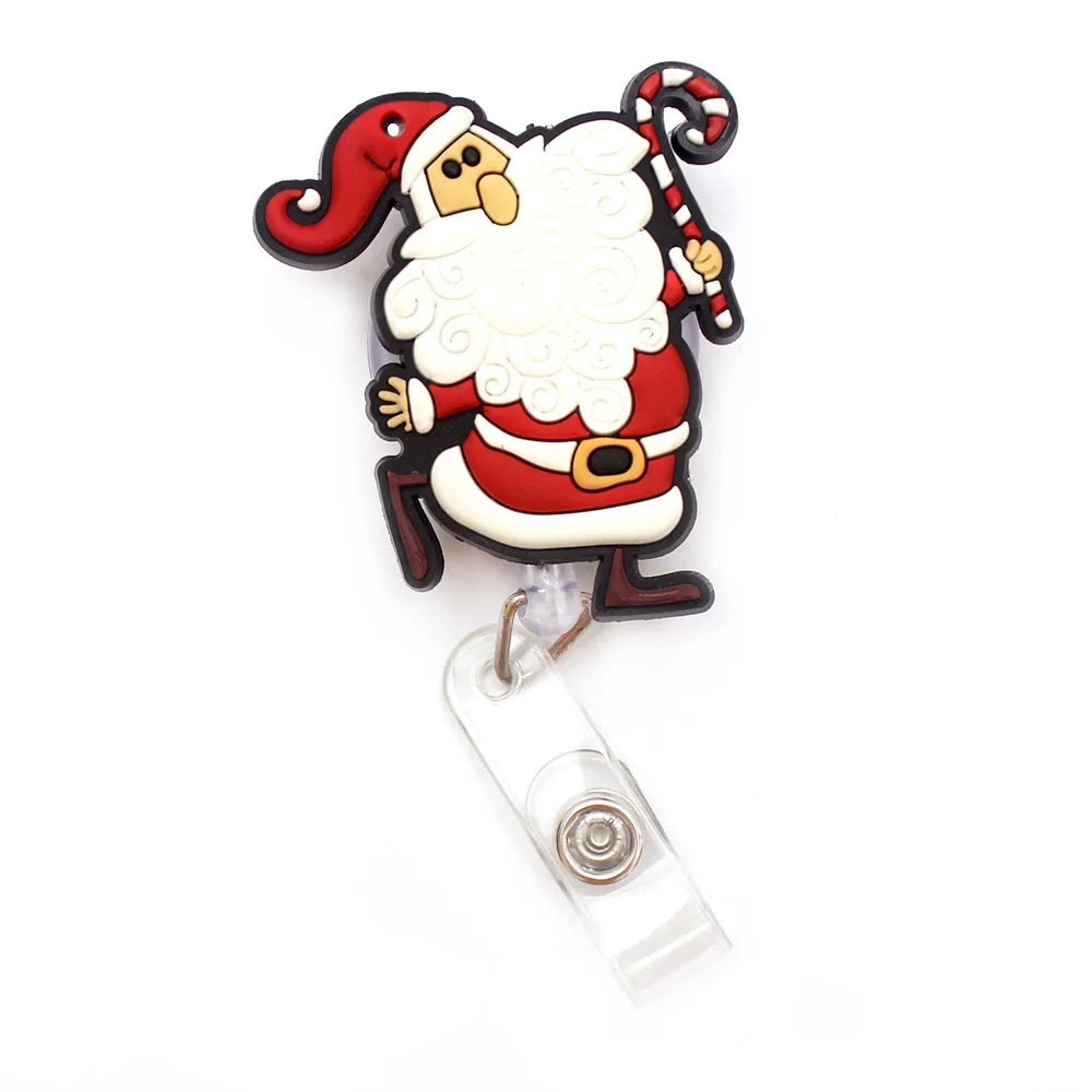 Большой Размеры Рождество Стиль выдвижной брелок для ключей медсестра и доктор