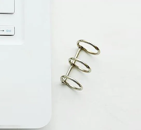 2cm 2pcs 2 шт металлическое покрытие, Переплетное кольцо для книг, откидное кольцо, Переплетное кольцо, никелевый настольный календарь, круг, 3 кольца для карт, ключей, альбома - Цвет: 2cm 2pcs