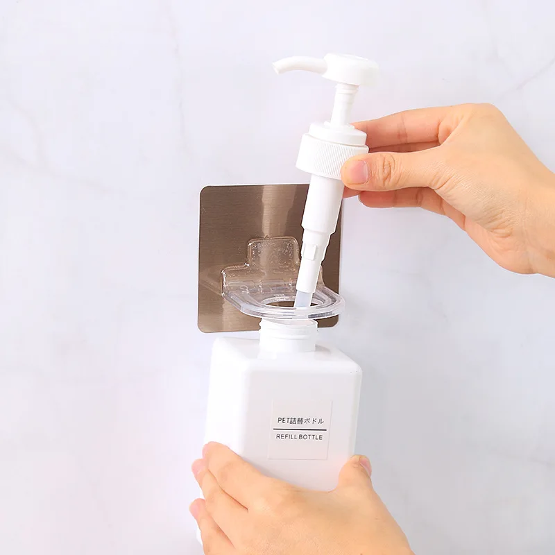 

Bathroom Suction up Storage Rack Shower Gel Shampoo Soap Liquid Holder Wall Mount Hand Sanitizer Storage Rack Bathroom Shelf