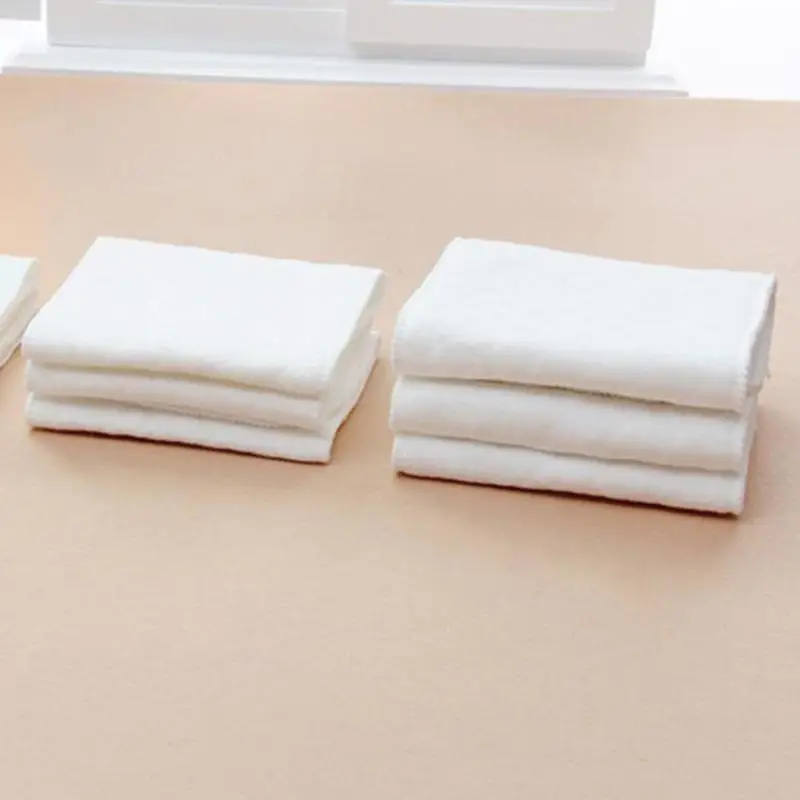 

10Pcs 3 Layers Microfiber Baby Nappies Reusable Baby Infant Newborn Cloth Diaper Nappy Liners Insert Fraldas for Baby Care