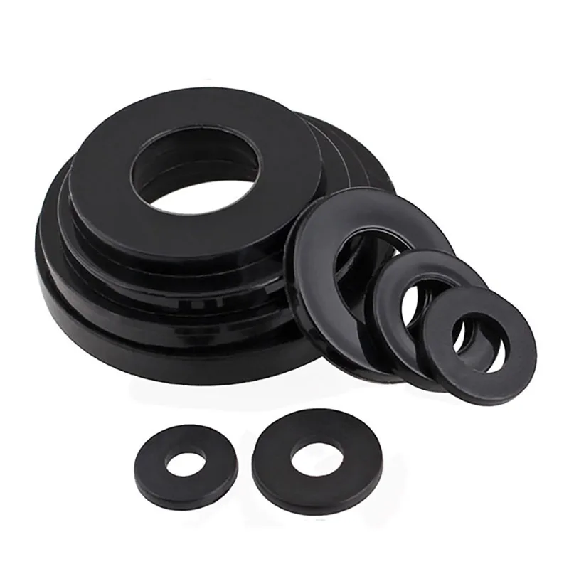 

Black Plastic Nylon Washer Plated Flat Spacer M2 2.5 3-M20