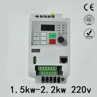 220v 1 5kw2 2kw single phase input and 220v 3 phase output frequency converter adjustable speed drive vfd