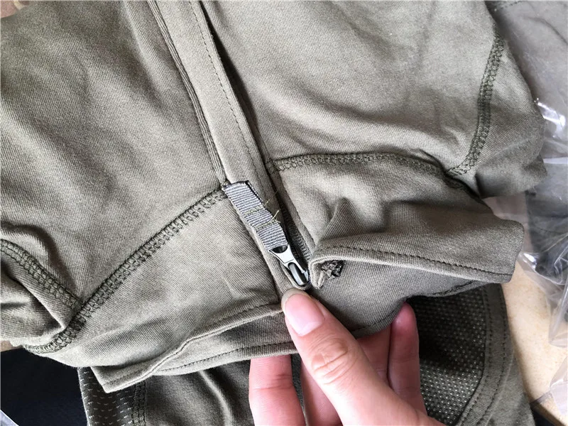 ACS Type II Sports Men's Military Green Frog Suit Tactical OD Green Long Sleeve Top Cotton Elastic Outdoor Frog Skin