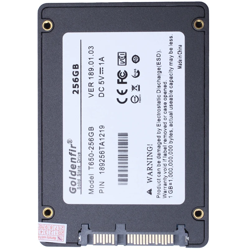 Goldenfir SSD 2.5inch Solid state drive hard drive disk