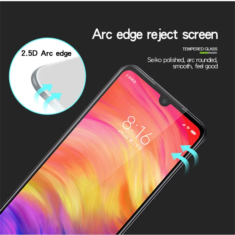 Оригинальное закаленное стекло MOFI для Redmi K30 Pro K20 Защитная пленка Xiaomi Note 4X 8 7 6 5 9 MAX