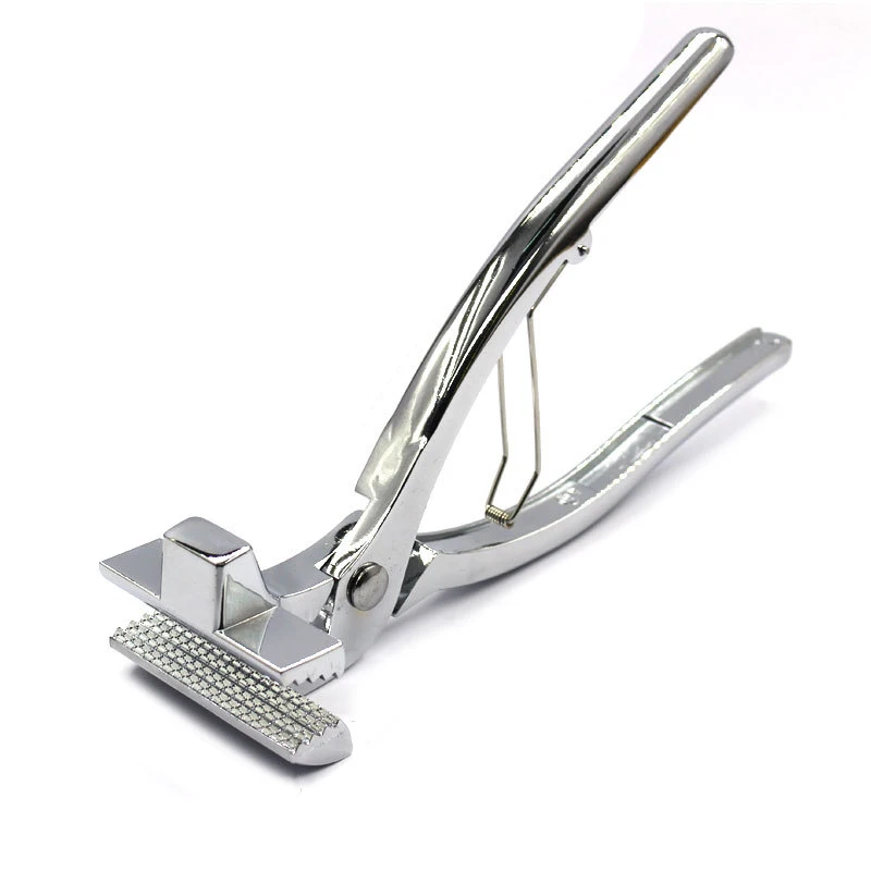 Alicates de lona profesionales de 12cm de ancho, abrazadera de Metal para estirar pintura al &oacute;leo, marco de lona, herramienta de aceite de mango rojo, 1 ud.-3