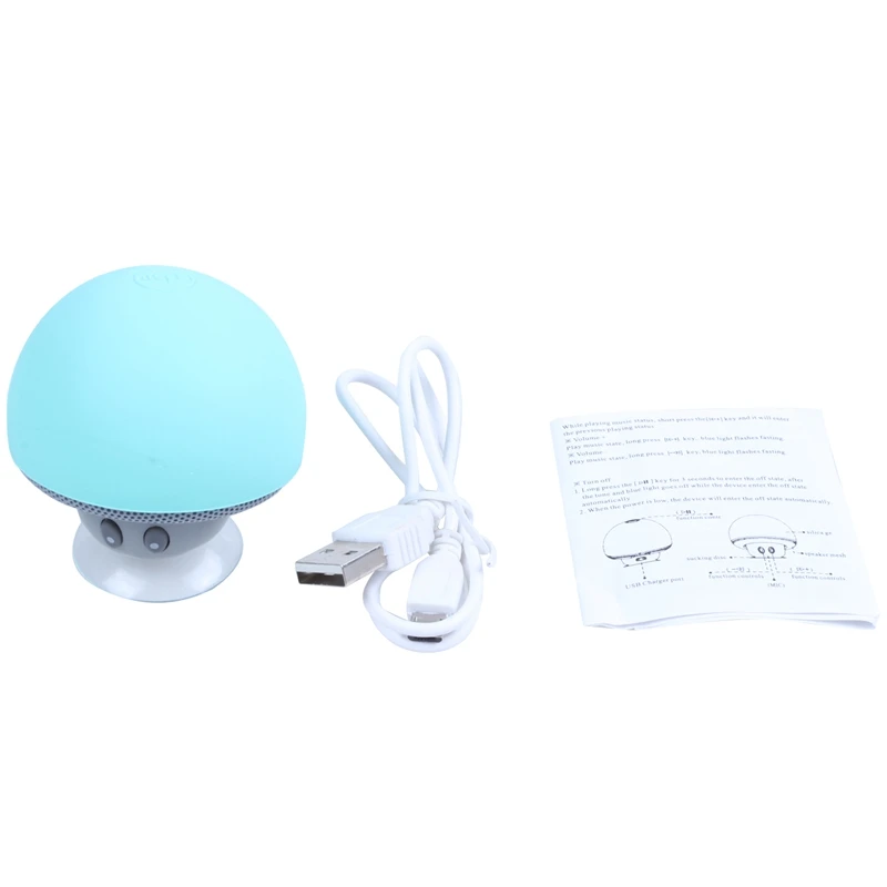 Гриб Bluetooth Динамик Hands Free Kit o приемник потокового воспроизведения музыки адаптер