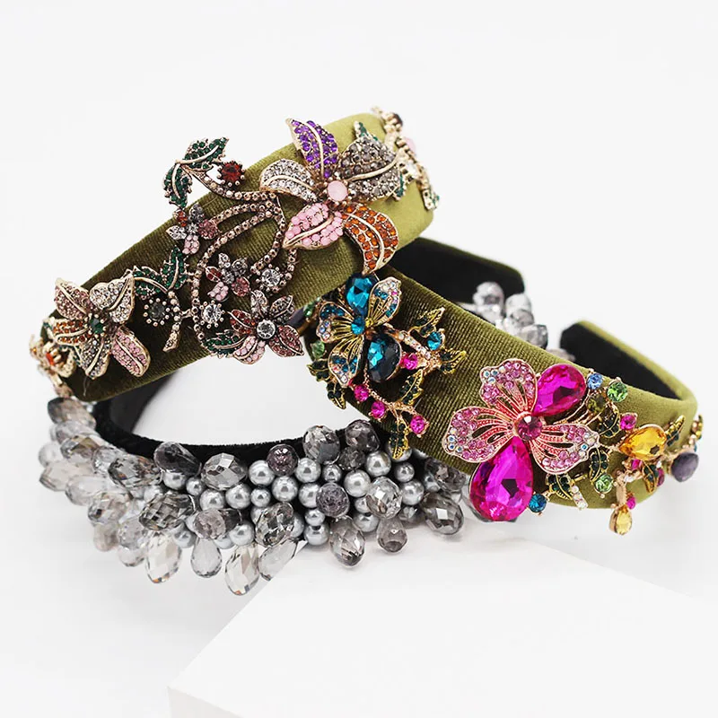 

Повязка на голову женская, винтажная, держатели головных уборов