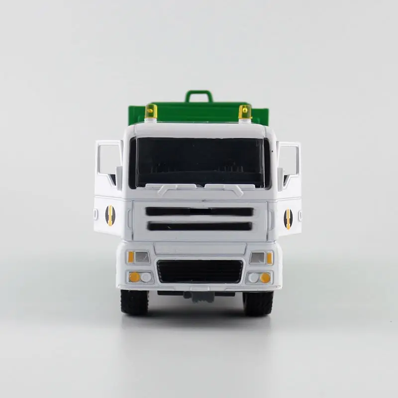 

1/50 alloy model children's toy car garbage truck cleaning car sanitation vehicle engineering vehicle gift box