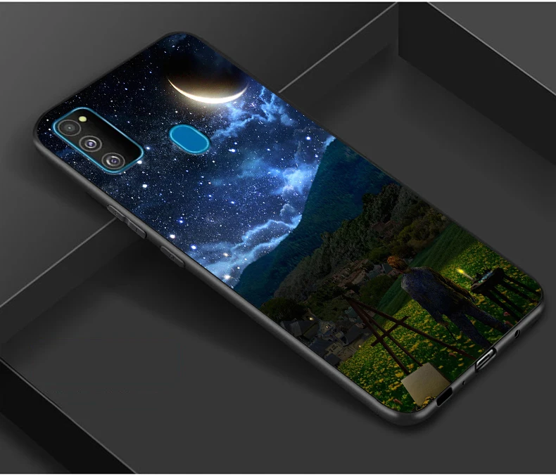 6,4 ''для samsung M30S чехол силиконовый мягкий черный чехол для телефона для samsung Galaxy M30S чехол m30s M 30S Fundas TPU задняя крышка