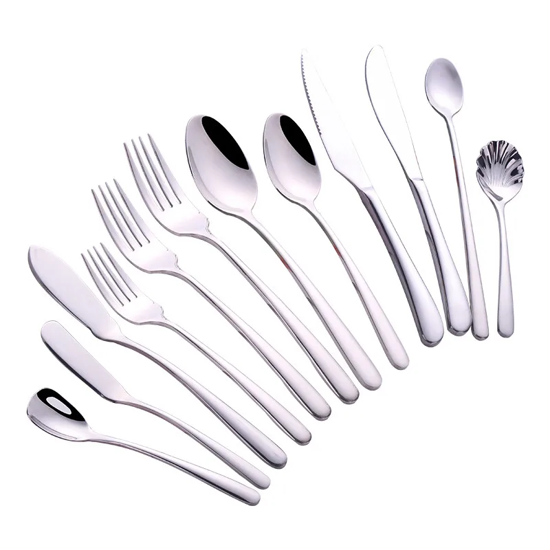 Матовый серебристый столовых приборов в китайском стиле корейские палочки