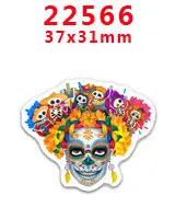 22566 30 шт hollaween характер плоское украшение из смолы PR 22547 - Цвет: 22566