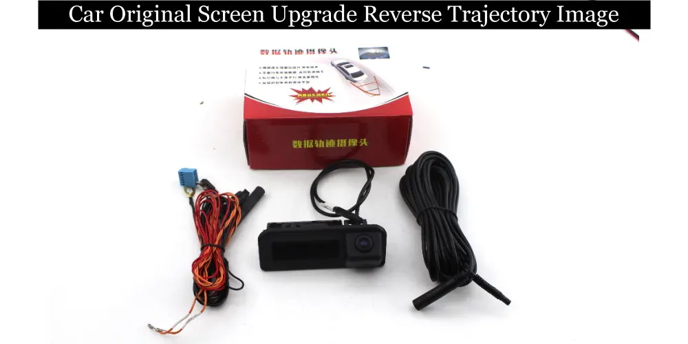Original Screen Upgrade Reverse Dynamic Trajectory Parking Image Rear Camera Trunk Handle Car For Audi Q5 Q5L