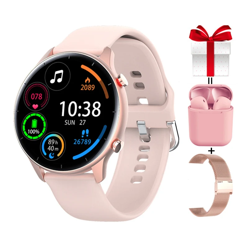 

Smart Watch Woman Waterproof IP68 With Answering Call Whatsapp Notification Reminder Custom Watchface Fitness Clock Men VS GW33