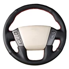 DIY чехол рулевого колеса автомобиля из натуральной кожи для Nissan Patrol 2011-2017 Infiniti QX56 2011-2013 QX80защитный руль