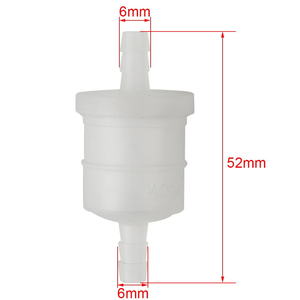 

Universal Benzinfilter Kraftstofffilter Filter 6mm 8mm Auto Motorrad Roller for ATV Quad Go Kart Dirt Bike Taotao Sunl Roketa