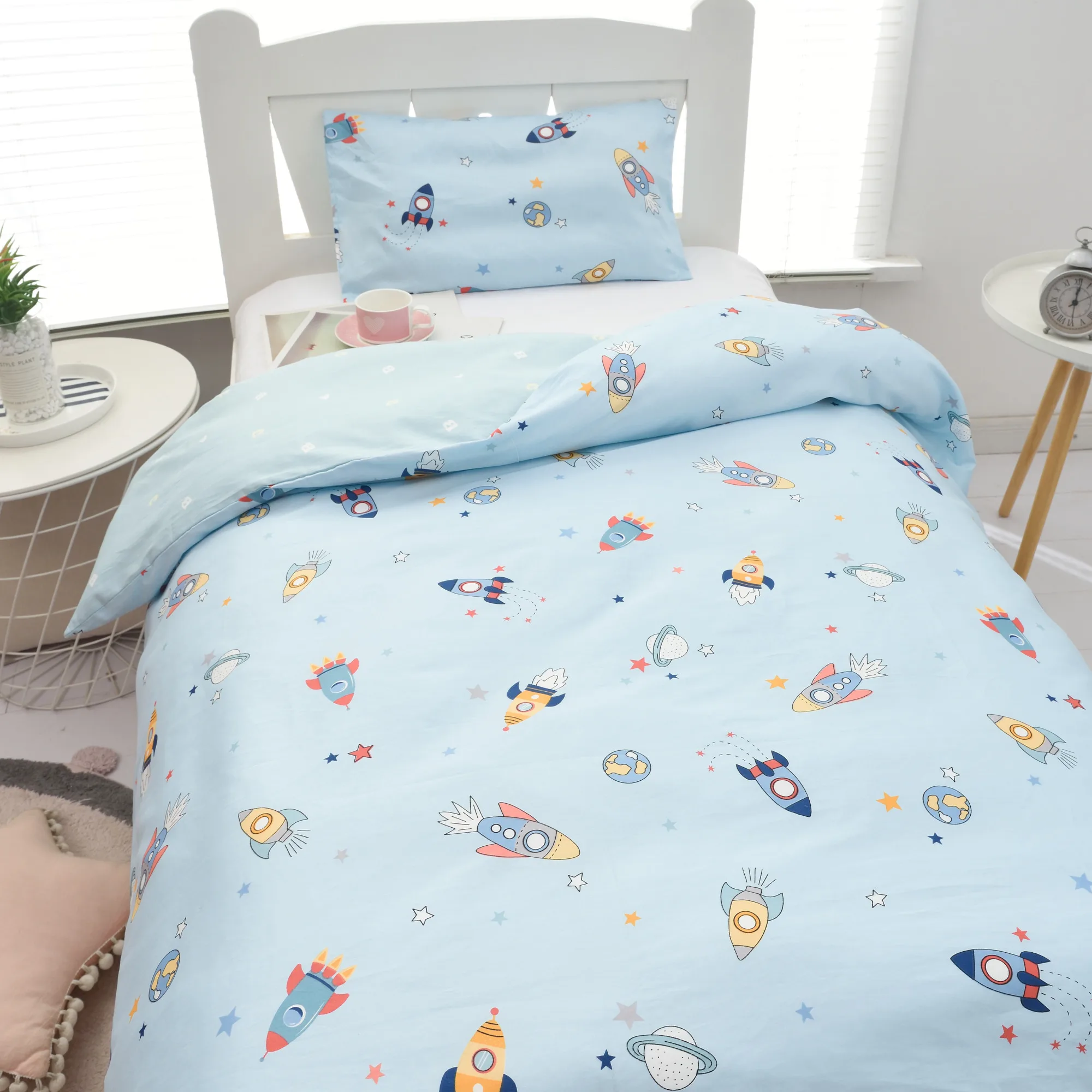 120x150 Детский комплект для детской кроватки из чистого хлопка