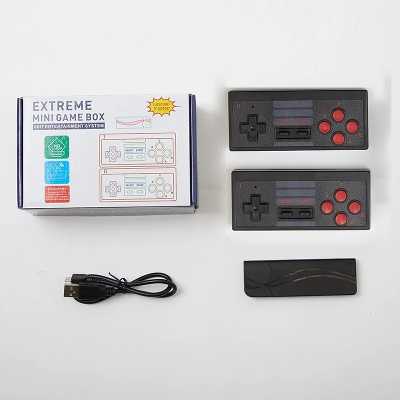 Мини консоль для видеоигр Ретро игровая встроенный 628 классические игры