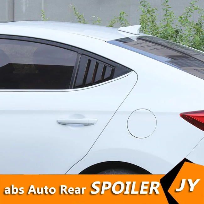Для Hyundai Elantra 2016-2019 Седан ABS затемненные оконные жалюзи рама оконный порог молдинг
