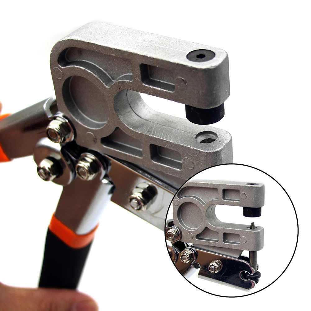 Sturdy Single-handed Keel Clip Non-Slip Ceiling Mounting Riveting Clamp Stud Crimper Punching Drilling Pliers for Wood Work | Инструменты