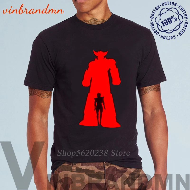 Новое поступление футболка с принтом из аниме мазингер Z для мужчин Goldrake UFO Robot