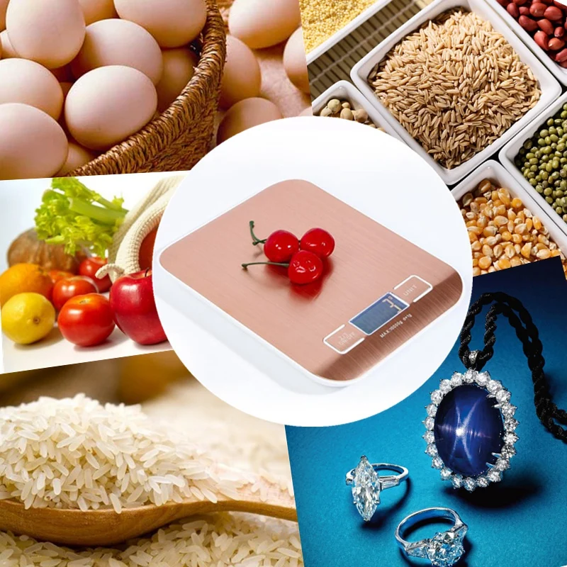 

10 Kg 1 G Metal Scale Digital Kitchen Electronic Scale Weighing Food Diet Household Cooking Tools