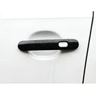 Напечатанная наружная боковая дверная ручка из углеродного волокна для Volkswagen VW Tiguan MK1 2007 2016 2008 2009 2010 2012