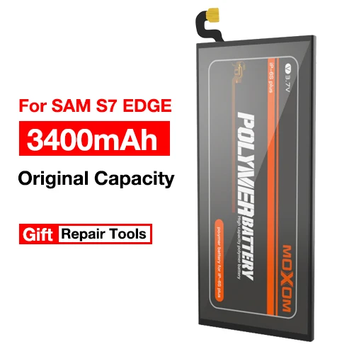 For S7 DEGE 3400mAh MOXOM Батарея для samsung GALAXY S6 edge Plus S6EDGE S7 S7EDGE S8 SM-G9200 SM-G9280 SM-G9300 SM-G9350 Замена Bateria - Цвет: For S7 DEGE 3400mAh