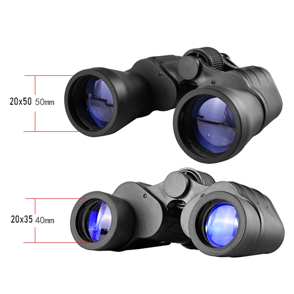 Professional Binocular Telescope 20x50 high magnification HD night vision binoculars Outdoor Travel Camping Hunting Telescopes |