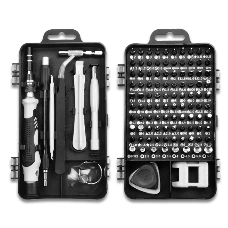 

115 In1 Multi-function Screwdriver Set Multi-function Manual Repair Toolbox Household Repair Disassembly Toolbox Mobile Computer